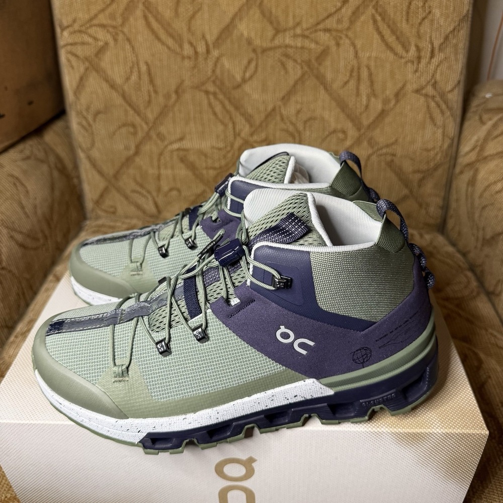 On Cloudtrax Men's Size 7 Midnight Glacier All Terrain‎ Running Hiking Shoes New